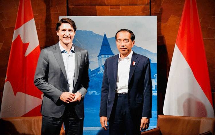 Jokowi Dorong Penguatan Kerja Sama Ekonomi Indonesia-Kanada