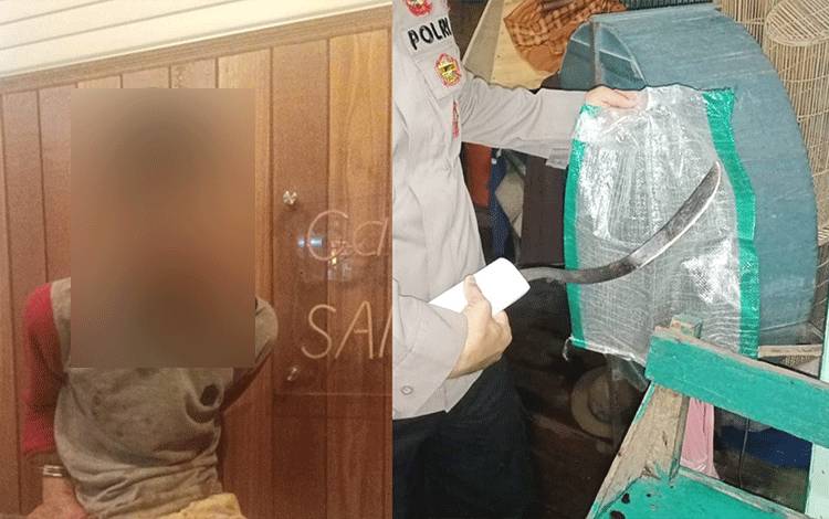 Pemuda di Kapuas Diamankan Karena Bacok Ayahnya
