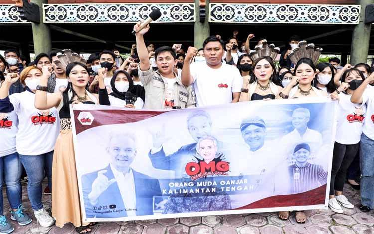 Anak-Anak Muda Kalteng Sebut Ganjar Implementasikan Falsafah Huma Betang