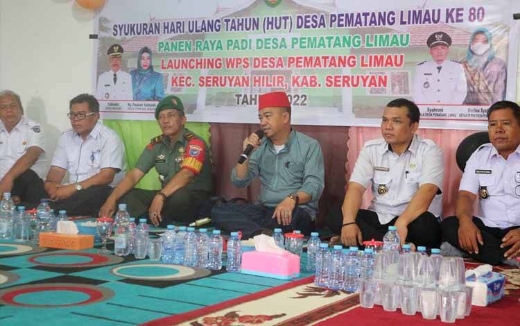 80 Tahun Desa Pematang Limau, Bupati Seruyan Sampaikan Ini