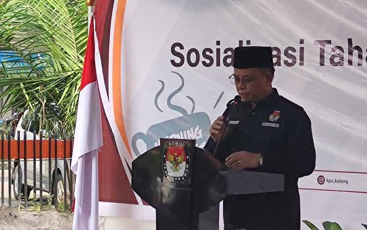 KPU Kalteng: Proses Pemilu 2024 Terdiri dari 11 Tahapan