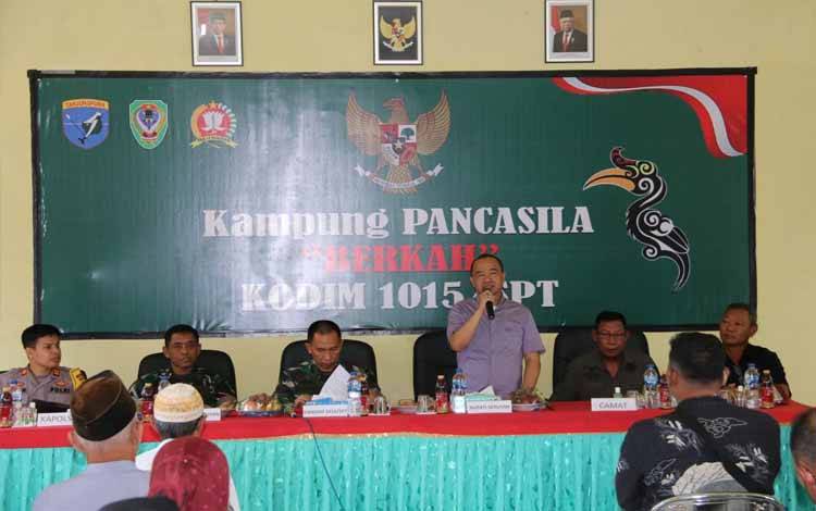 Bupati Seruyan Hadiri Peresmian Kampung Pancasila