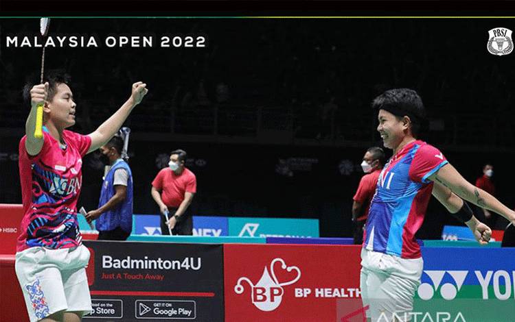 Apri/Fadia Ukir Gelar Bersejarah di Malaysia Open 2022