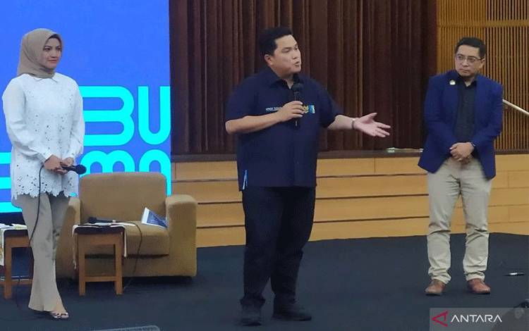 Erick Thohir Sebut Penyaluran KUR Harus Diiringi Pembinaan Kualitas