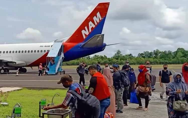 Penumpang Pesawat di Kobar Meningkat 60 Persen Selama Arus Mudik Lebaran, Pemudik juga dari Kotim, Lamandau dan Sukamara