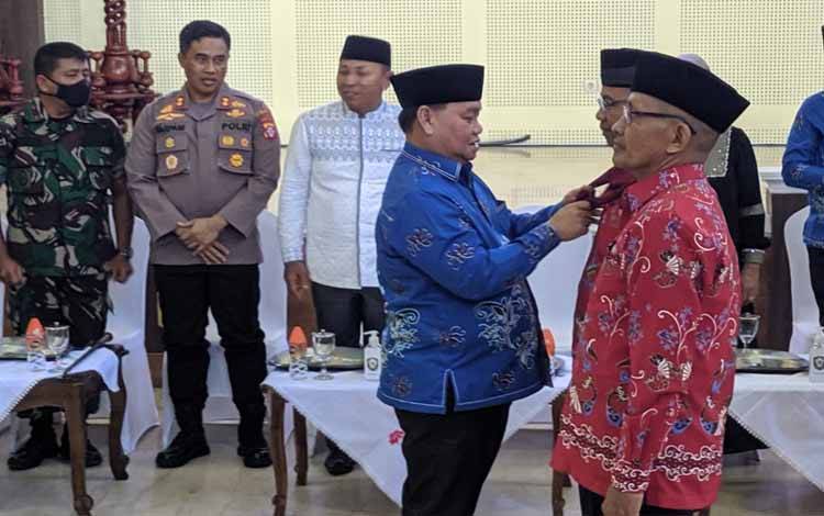 Kepulangan Jemaah Haji Kotim dari Kalsel Gunakan Pesawat