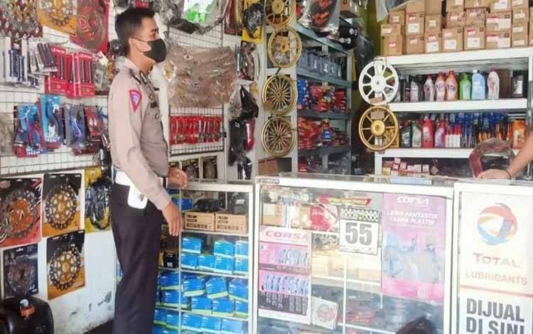 Ini Imbauan Satlantas Polres Kapuas Kepada Bengkel dan Penjual Aksesoris Motor Terkait Knalpot Brong