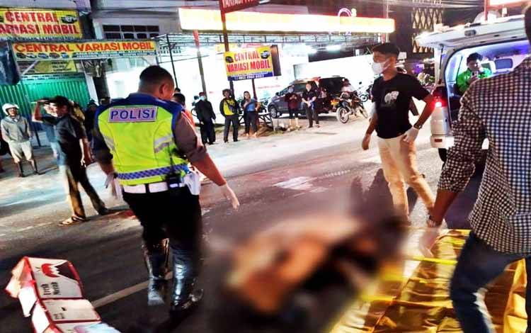 Pejalan Kaki Tewas Ditabrak Kendaraan di Palangka Raya