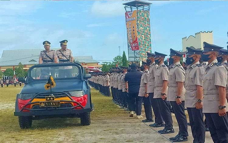 184 Siswa SPN Polda Kalteng Dilantik Jadi Anggota Polri