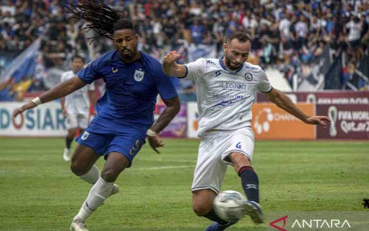 Arema FC Curi Kemenangan Leg Pertama Semifinal di Kandang PSIS