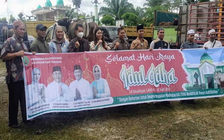 Kotim Terbanyak Terima Bantuan Hewan Kurban dari Gubernur Kalteng