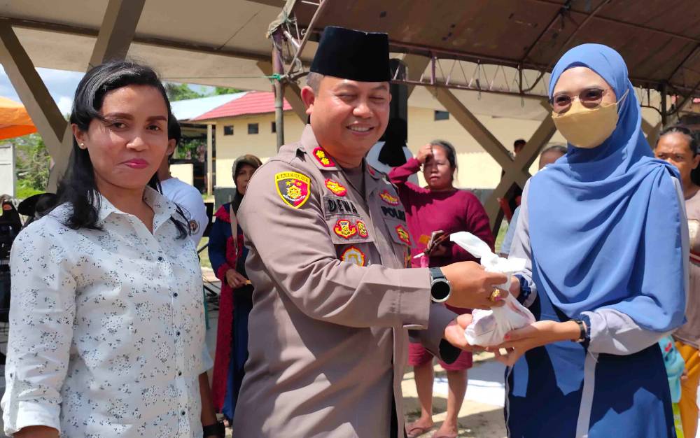 Polres Sukamara Potong 5 Hewan Kurban, ini Harapan Kapolres AKPB Dewa Made Palguna