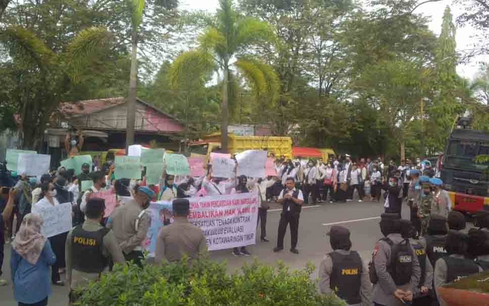 Puluhan Bekas Tekon Kembali Demo, ini Jawaban Pemkab Kotim