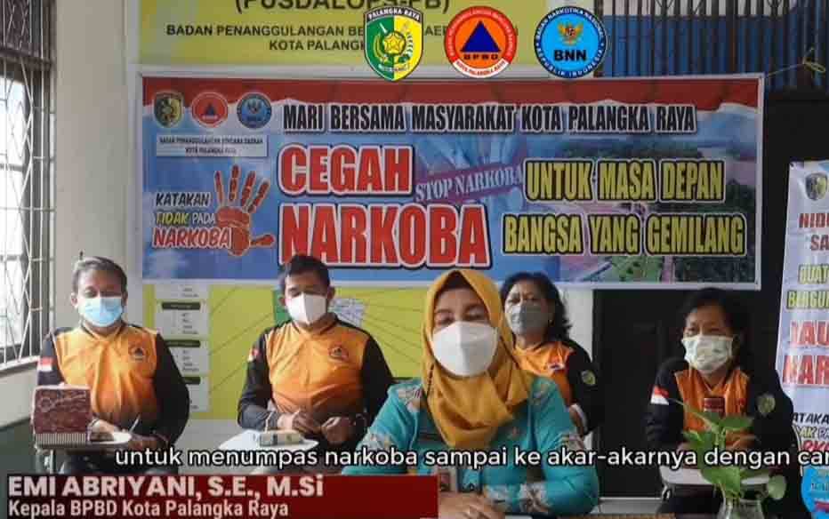 BPBD Palangka Raya Optimalkan Pencegahan Narkoba di Lingkungan Pegawai