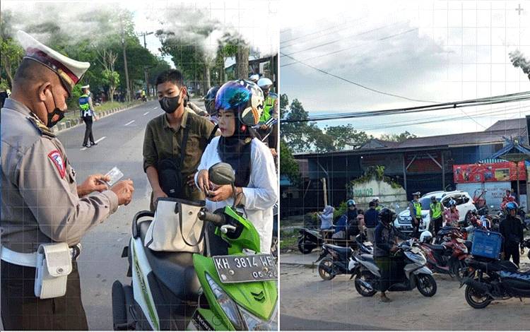 Razia Ranmor, Satlantas Polres Kobar Jaring Puluhan Pelanggar