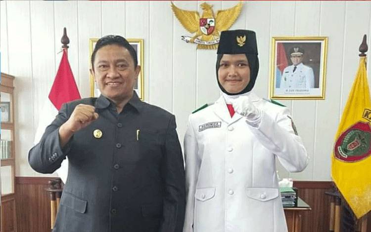 Hairunisa, Siswi SMA Negeri 1 Pangkalan Bun Jadi Calon Paskibraka