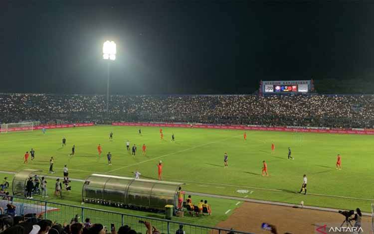 Gol Camara Bawa Arema FC Menangi Leg Pertama Final Piala Presiden