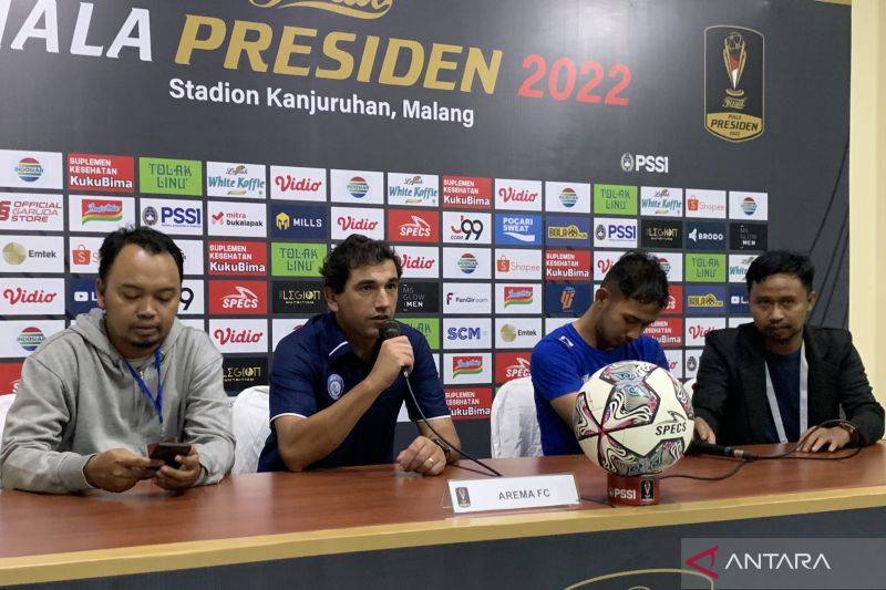 Arema FC Fokus Hadapi Pertandingan Leg Kedua Final Piala Presiden 2022