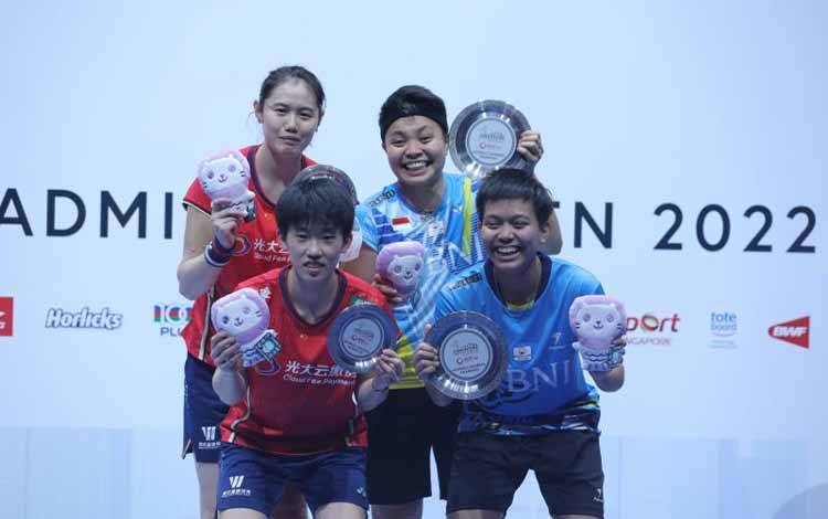 Kerja Keras dan Kekompakan Bawa Apriyani/Fadia ke Podium Tertinggi