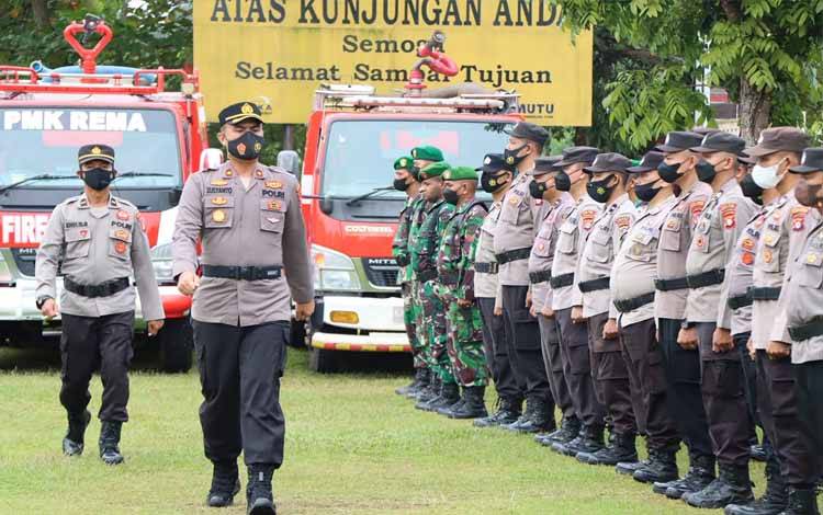 Polres Barito Timur Apel Kesiapsiagaan Hadapi Karhutla dan Banjir