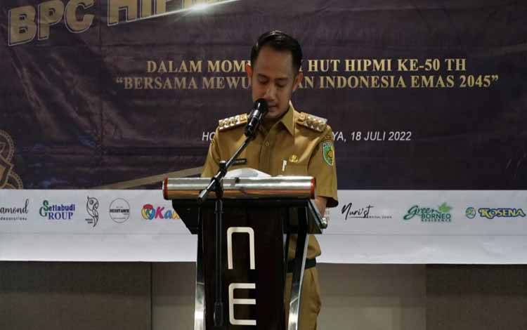 Buka Diklatcab HIPMI, Ini Pesan Wali Kota Palangka Raya