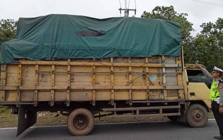 Polres Katingan Kembali Tertibkan Truk dan Odol