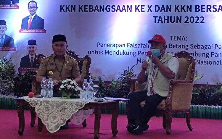 Gubernur Kalteng Minta Masukan Mahasiswa KKN Kebangsaan dan KKN Bersama 2022