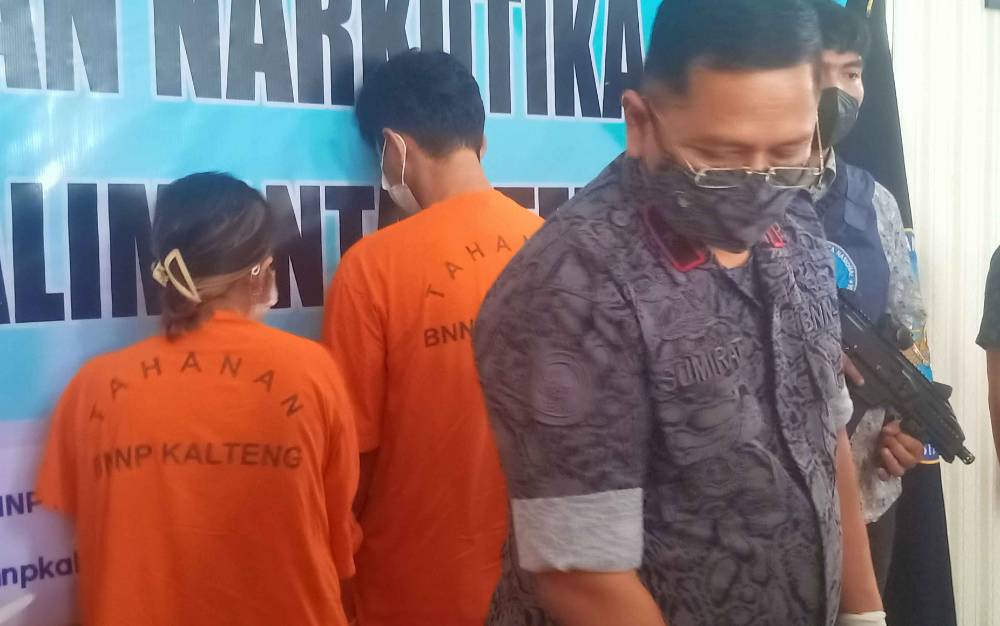 BNNP Kalteng Tangkap Sepasang Suami Istri Bandar Sabu di Sampit