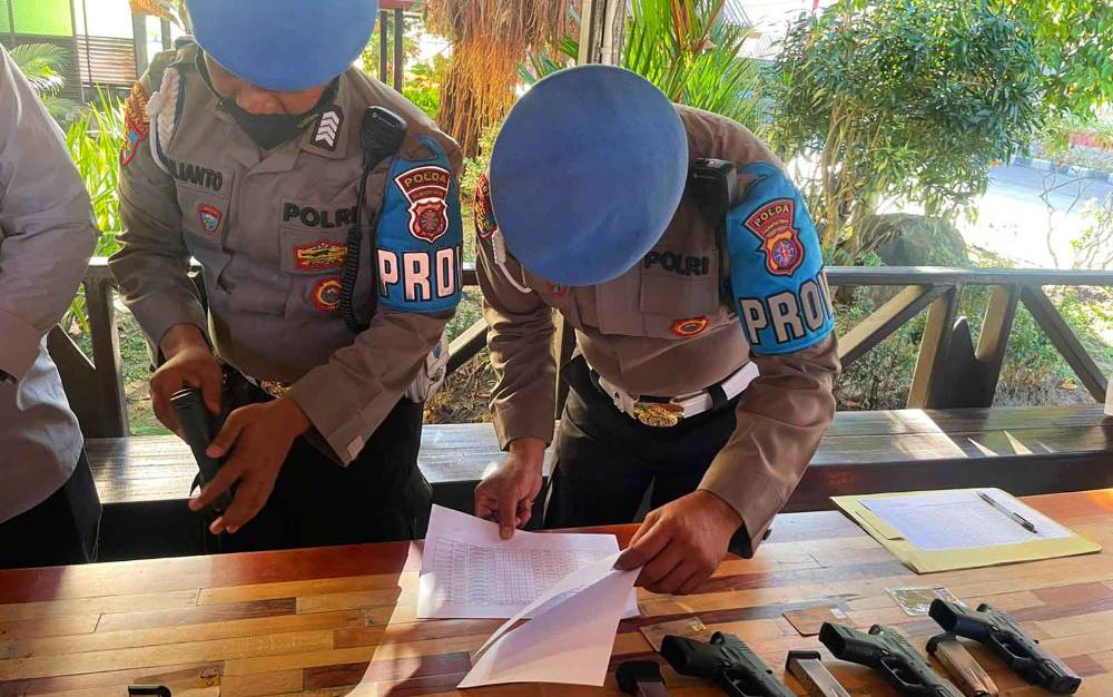 Ditresnarkoba Polda Kalteng Gelar Pemeriksaan Senpi Anggota Antisipasi Pelanggaran