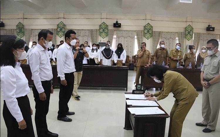 Pemkab Pulang Pisau Gelar?Perjanjian Kerja dengan CPNS