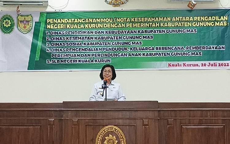 Bupati Berharap Pengadilan Negeri Kuala Kurun Maksimalkan Pelayanan