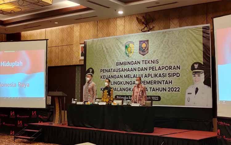 BKPSDM Palangka Raya Gelar Bimtek Pelaporan Keuangan Melalui SIPD