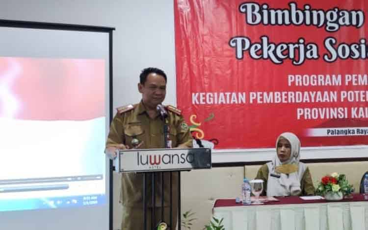 Dinsos Kalteng Tingkatkan Mutu PSM Melalui Bimtek