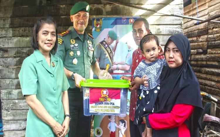 TNI Bantu Anak Kategori Stunting di Palangka Raya Penuhi Gizi Seimbang