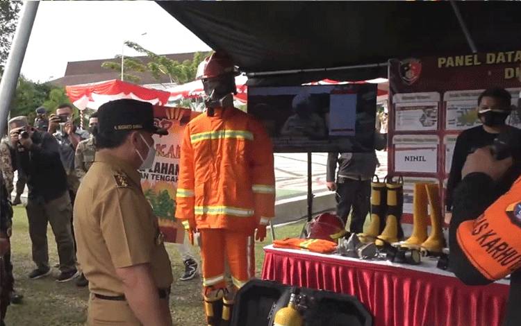 114 personel Disiagakan di Posko Satgas Pengendali Karhutla Kalteng