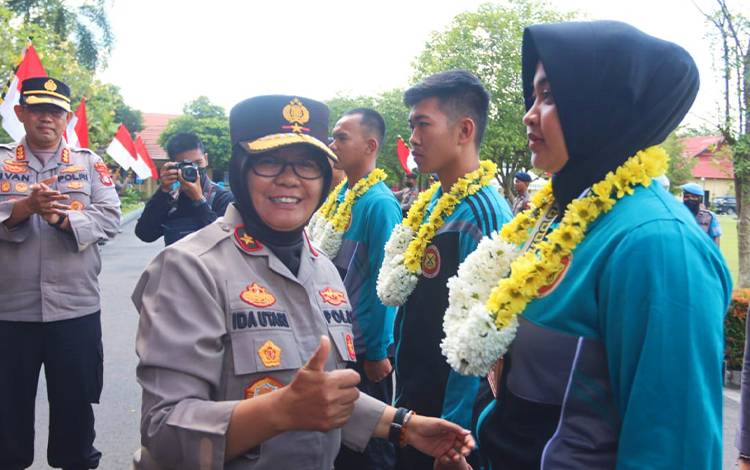 Wakapolda Kalteng Sambut Tim Judo Usai Sabet 2 Medali Piala Kapolri