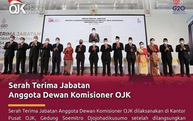 Kepala OJK Kalteng Sebut DK OJK Komitmen Terciptanya Penguatan Industri Jasa Keuangan