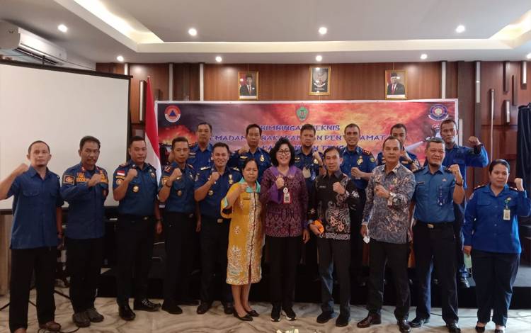 BPBPK Kalteng Bimtek Pemadam Kebakaran dan Penyelamatan