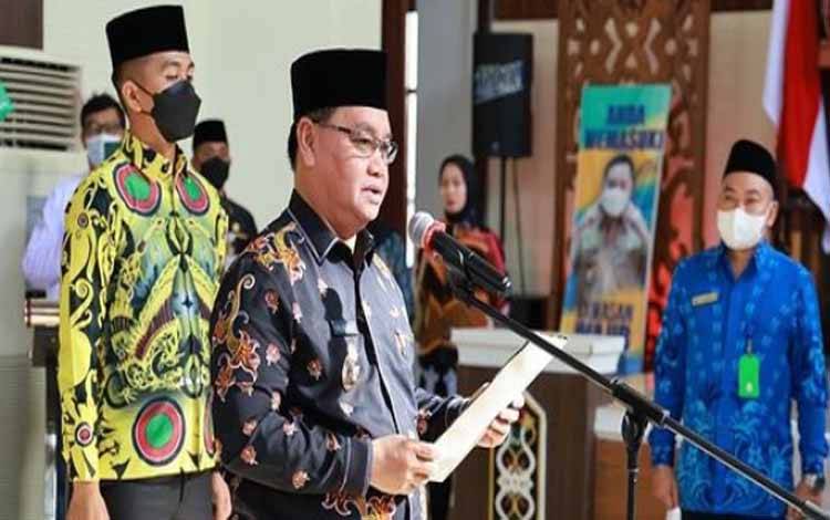 Kafilah MTQ yang Berangkat ke Palangka Raya Diminta Berikan Penampilan Maksimal