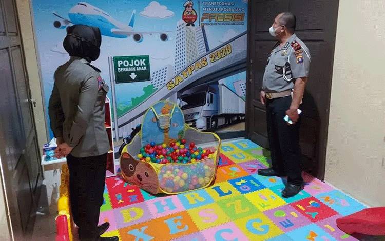 Satlantas Polres Lamandau Siapkan Pojok Baca dan Ruang Bermain Anak