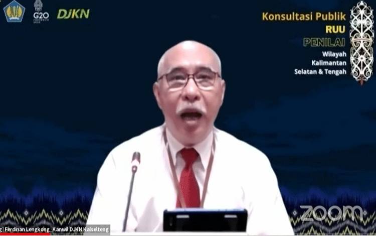 Kanwil DJKN Kalselteng Gelar Konsultasi Publik RUU Penilai