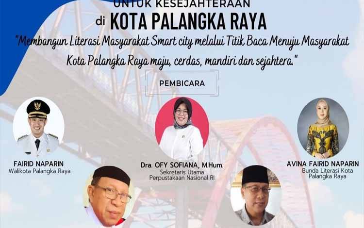 Warga Palangka Raya Diajak Saksikan Talk Show Peningkatan Indeks Literasi
