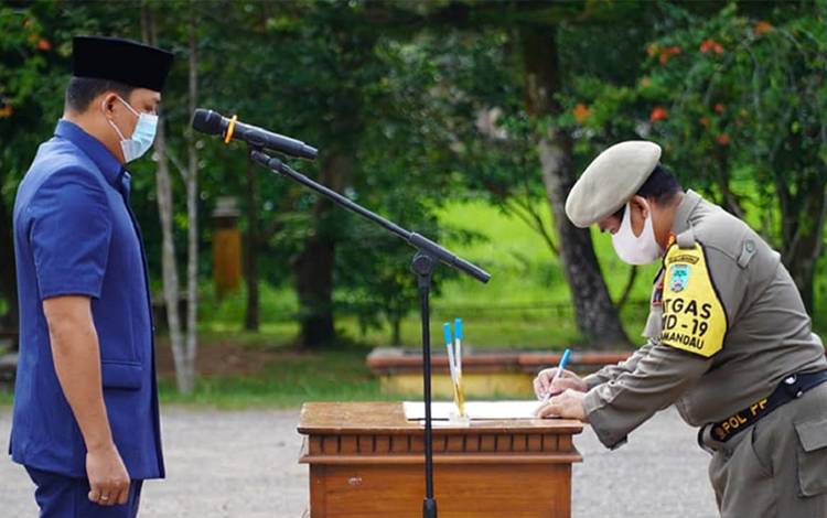 Satpol PP Diminta Berperan Dalam Pembangunan di Lamandau  ?