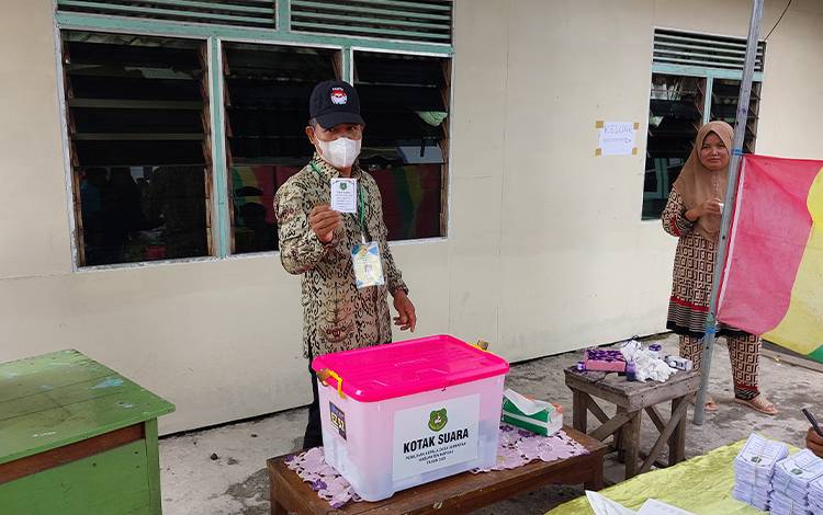 Pemungutan Suara Pemilihan Kepala Desa di Kapuas Digelar