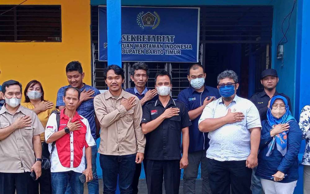 KPU Kunjungi PWI Barito Timur untuk Galang Sinergitas Jelang Pemilu 2024