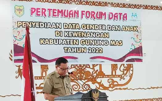 Ini Tujuan Digelarnya Pertemuan Forum Data Gender dan Anak Kabupaten Gunung Mas 2022