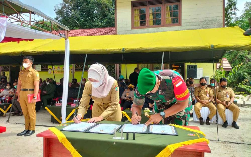 TMMD Bantu Pemkab Barito Selatan Buka Keterisolasian