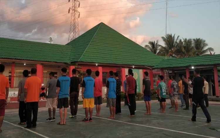 WBP Rutan Kapuas Mulai Jalani Latihan PBB Persiapan Upacara 17 Agustus
