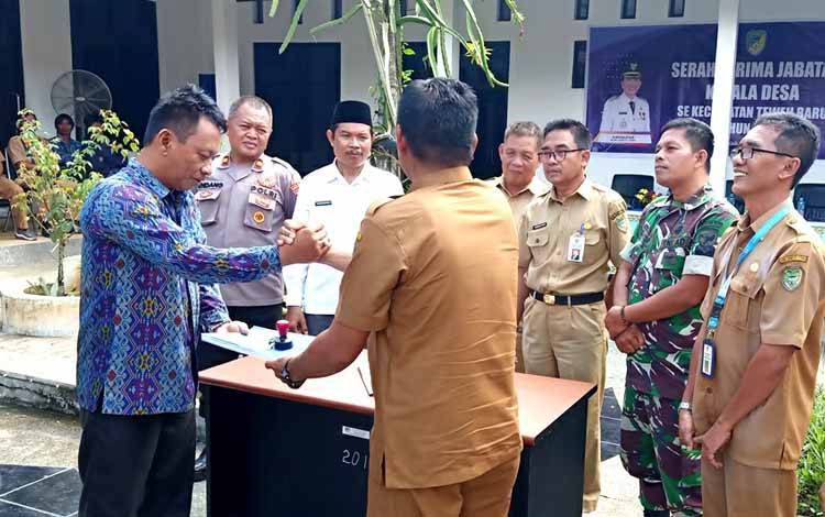 7 Kepala Desa di Kecamatan Teweh Baru Sertijab