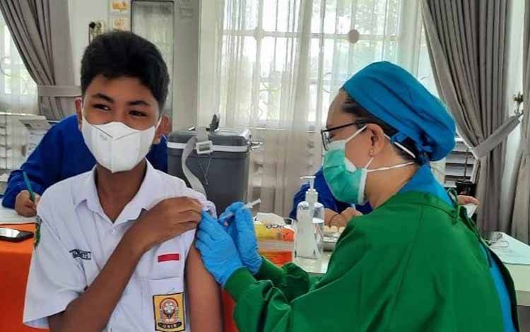 Disdik Palangka Raya Percepat Vaksinasi Covid-19 Kalangan Pelajar